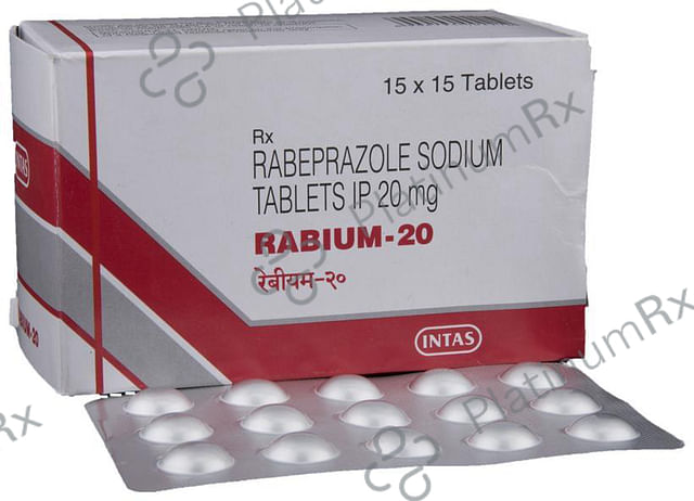 Rabium 20mg Tablet 15s