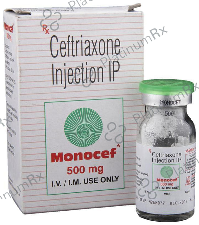 Monocef 500mg Injection 2ml