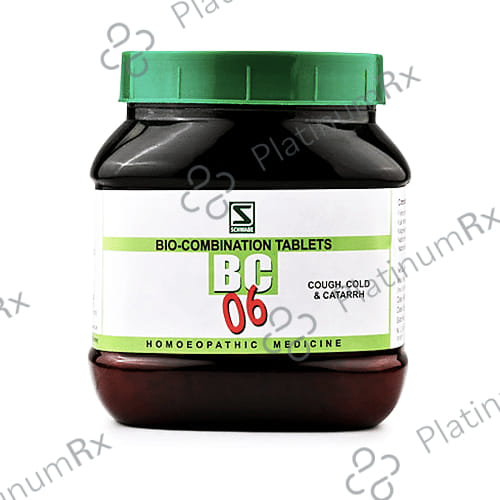 Dr Willmar Schwabe India Bio-Combination 06 (BC 06) Tablet 550 gm