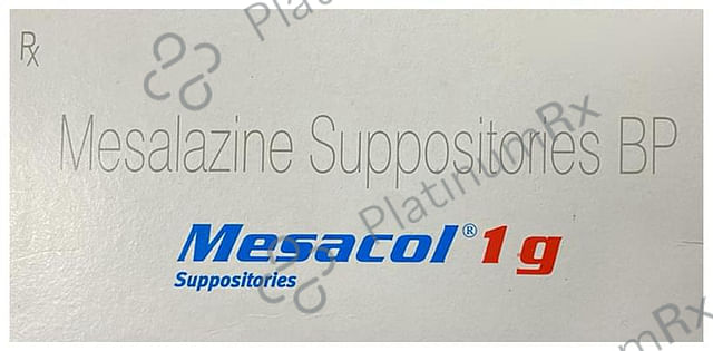 Mesacol 1g Suppository 5 Suppository