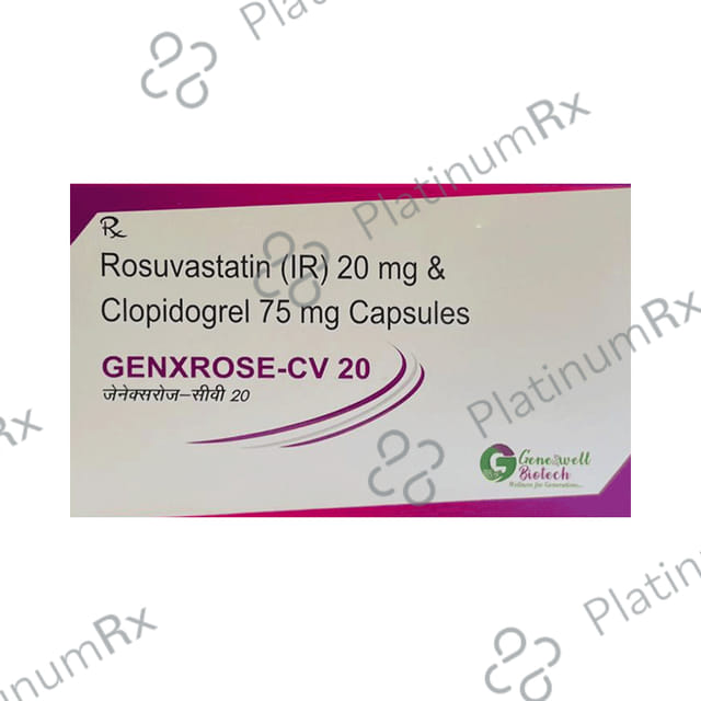 Genxrose CV 20/75mg Capsule 10s