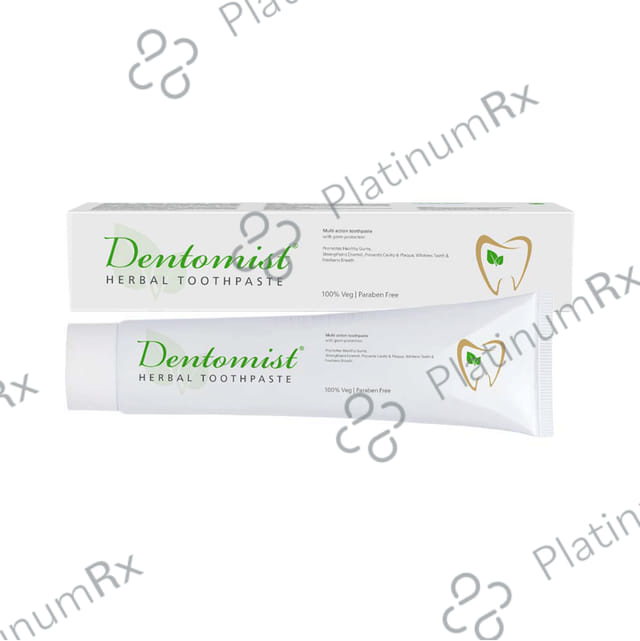 Dentomist Herbal Toothpaste (100gm Each) 1 Tube