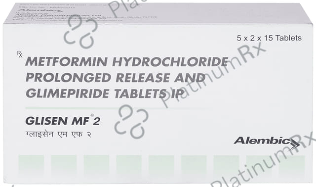 Glisen MF 2/500mg Tablet PR 15s