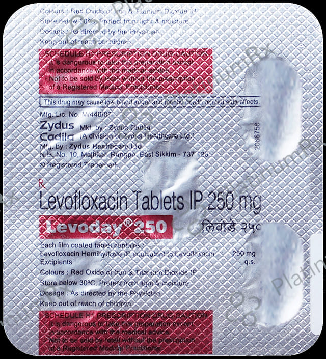 Levoday 250mg Tablet 5s