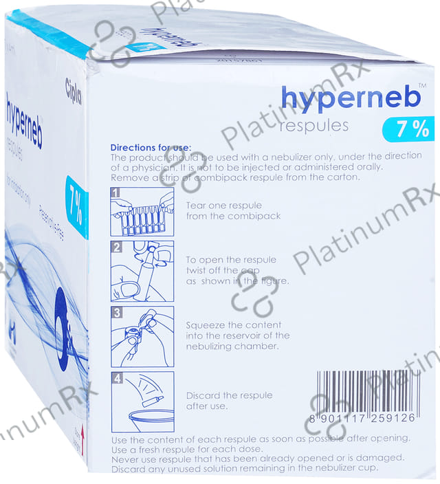 Hyperneb 7% Respules 7X4ml