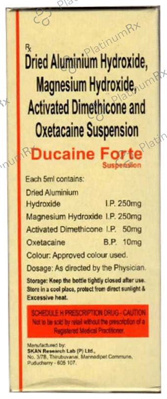 Ducaine Forte Suspension Sugar Free 120 ml