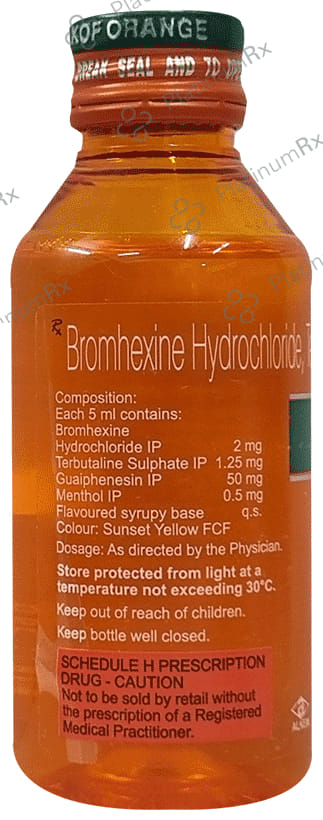 Alkof (Orange) Syrup 100ml