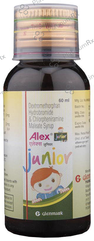 Alex Junior 2/5mg Syrup 60ml