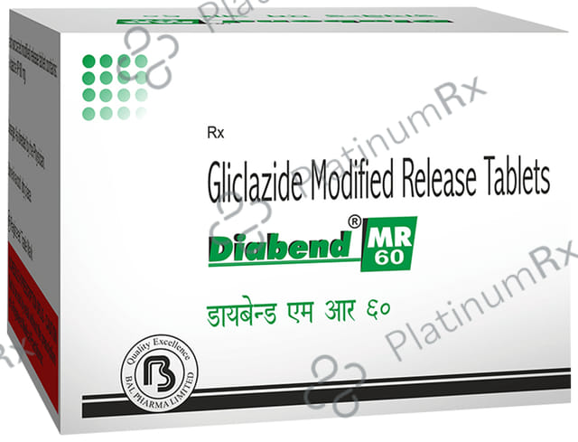 Diabend MR 60mg Tablet 10s