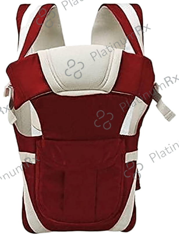 Guntina 4 in 1 Adjustable Baby Carrier Cum Kangaroo Bag Maroon