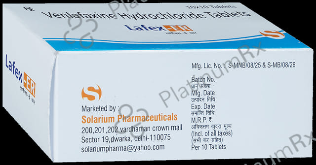 Lafex 75mg Tablet ER 10s