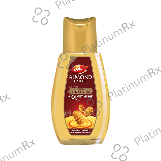 Dabur Almond Hair Oil with Soya Protein & Vitamin E - For Damage Free Hair 290 ml