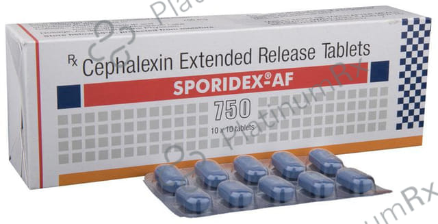 Sporidex AF 750mg Tablet ER 10s