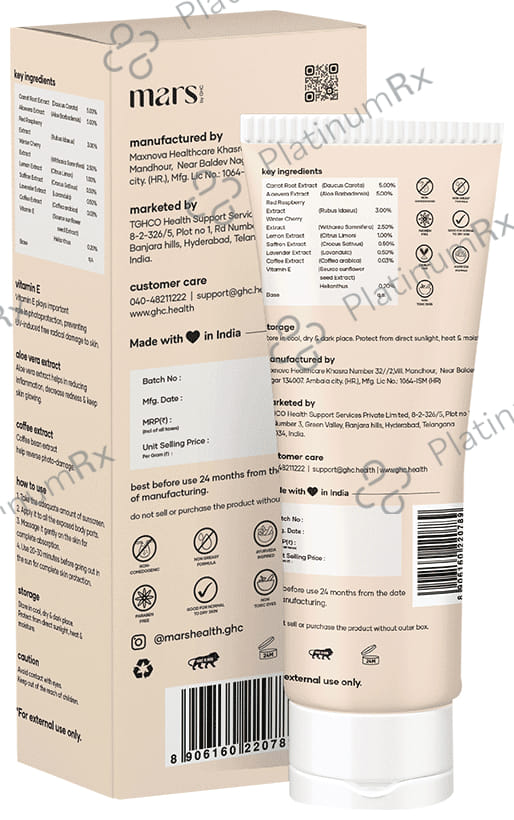 Mars Sunscreen SPF 50++ 50gm