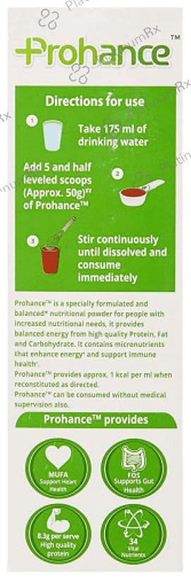 Prohance Protein Supplement Chocolate Flavour Powder 200gm