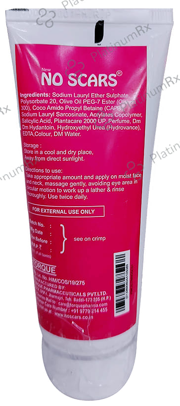 NO Scars Cleansing Face Wash Aloe Vera Extract