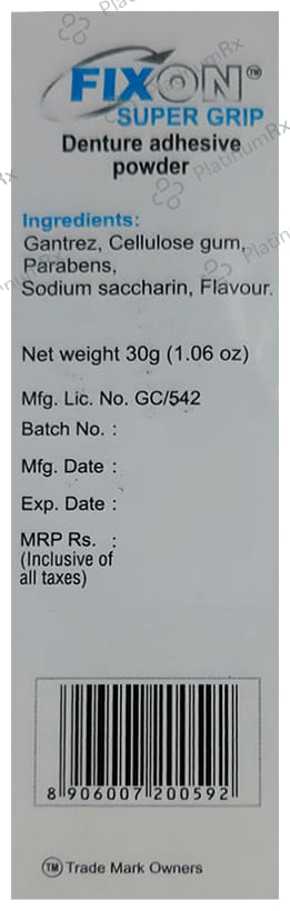 Fixon Super Grip Strawberry Powder 30gm