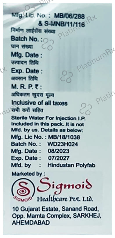 Bactoid 1.5gm Injection 1s