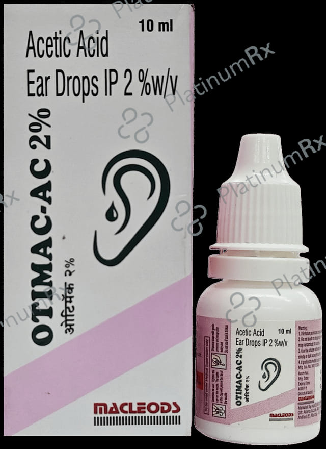 Otimac Ac 2% Ear Drop 10ml