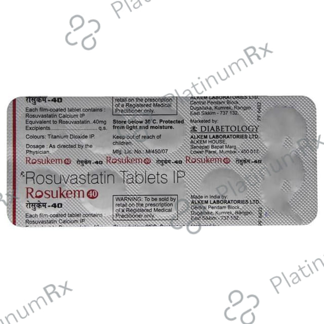 Rosukem 40mg Tablet 10s