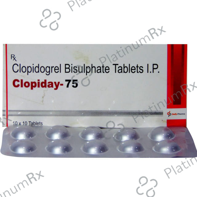 Clopiday 75mg Tablet