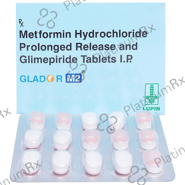 Glador M2 2/500mg Tablet PR 15s