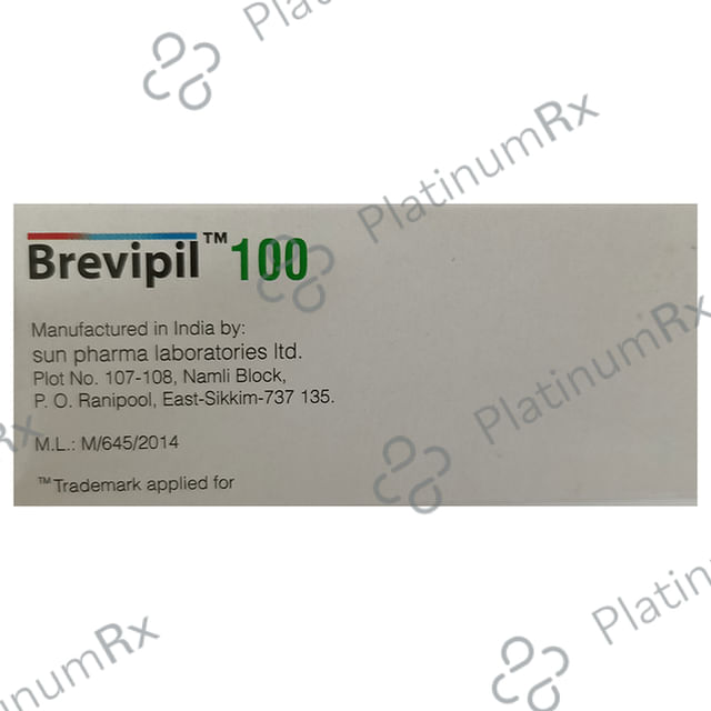 Brevipil 100mg Tablet 10s