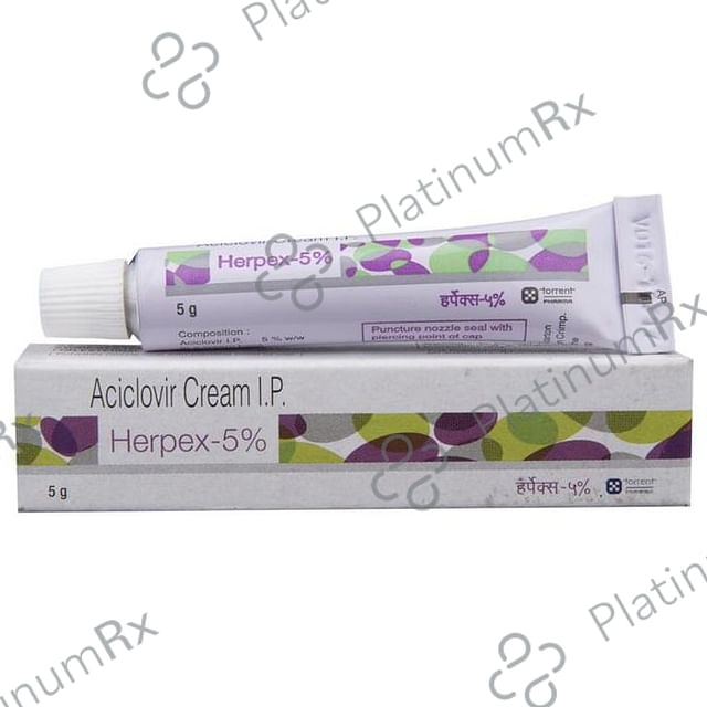 Herpex 5% Cream 5gm