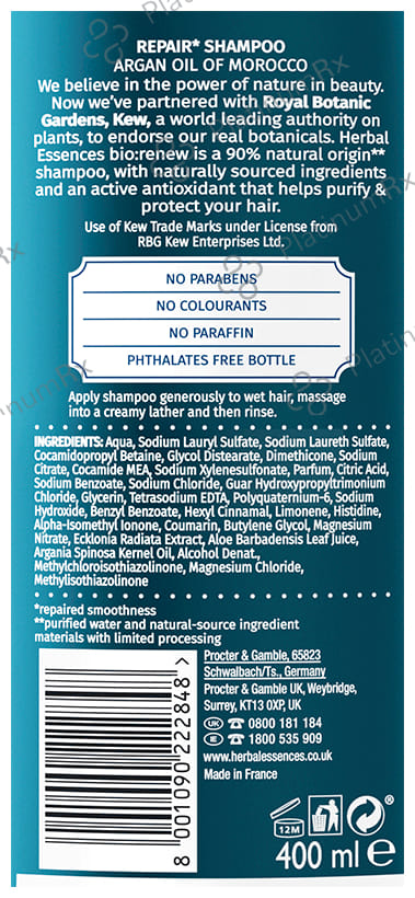 Herbal Essences Bio:Renew Repair Argan Oil of Morocco Shampoo