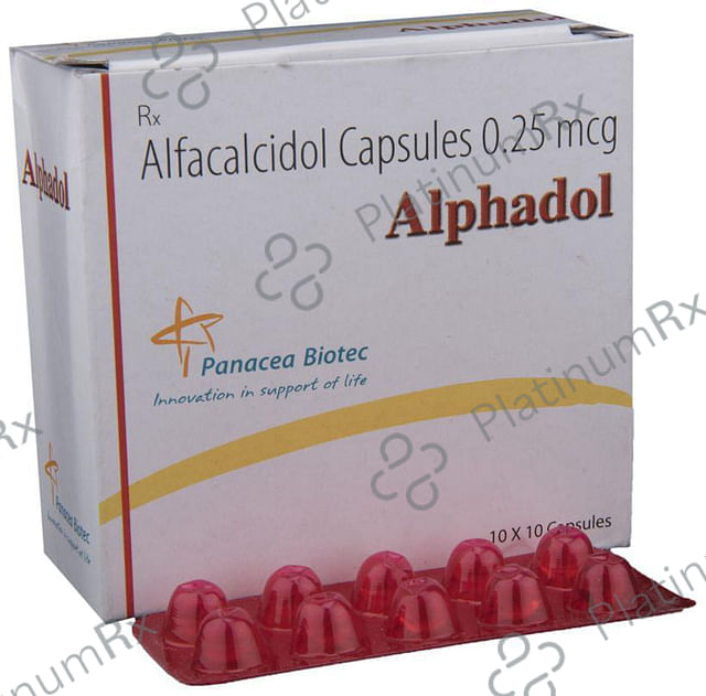 Alphadol 0.25mcg Capsule 10s