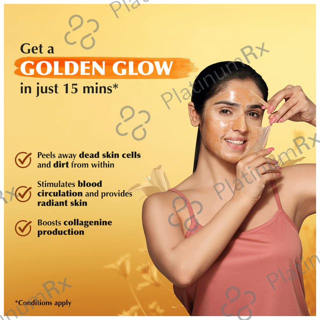 Everyuth Naturals Golden Glow Peel-Off Mask 50 Face Mask