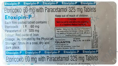 Etoxipin P 60/325mg Tablet 10s