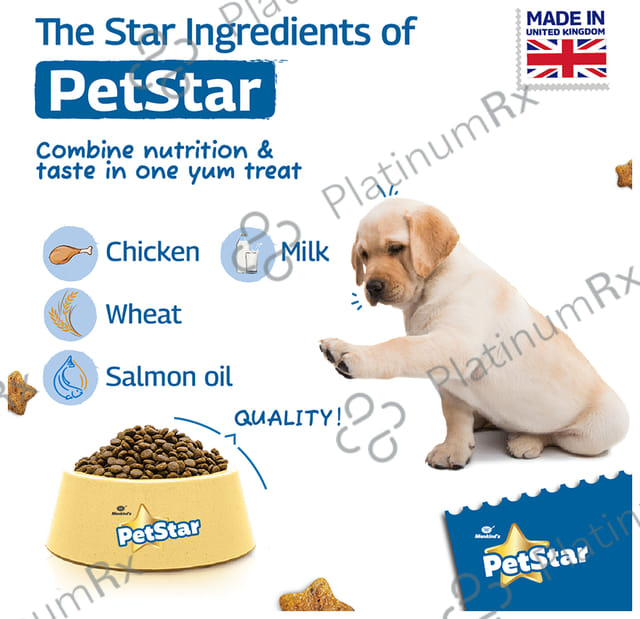 Petstar Puppy Dry Dog Food Milk & Wheat 3 kg