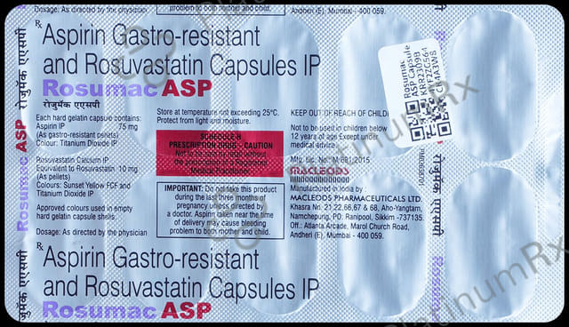 Rosumac ASP 20/75mg Capsule 10s