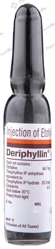 Deriphyllin Injection 10 Injection