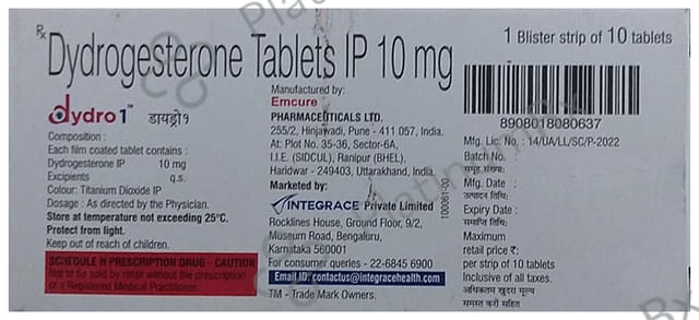 Dydro 1mg Tablet 10s