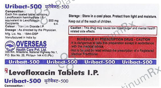 Uribact 500mg Tablet 10s