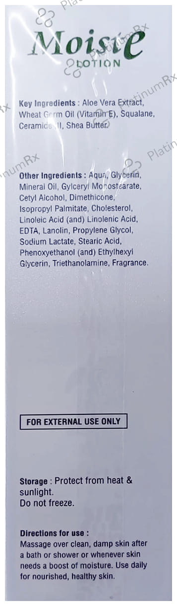 Moiste Lotion Paraben Free 100ml