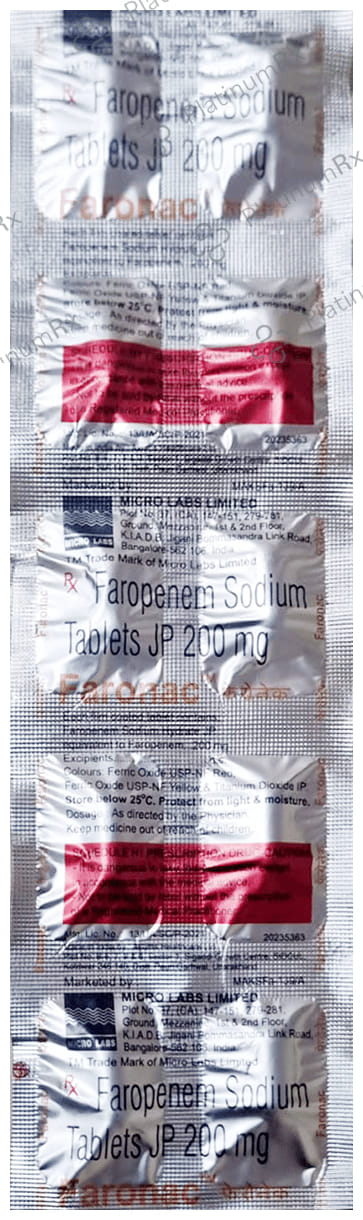 Faronac 200mg Tablet 10s