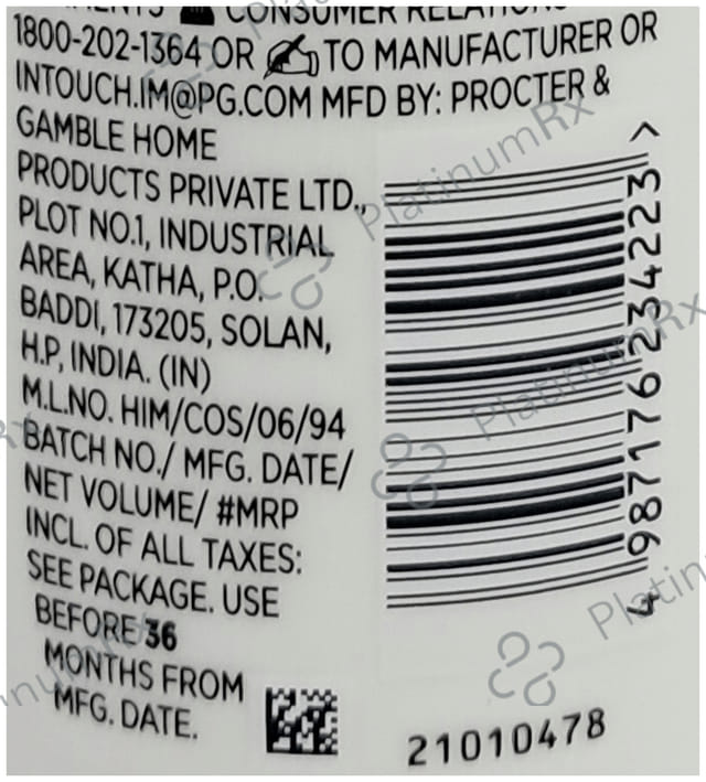 Pantene Pro-V Advanced Hairfall Solution Hair Fall Control Shampoo