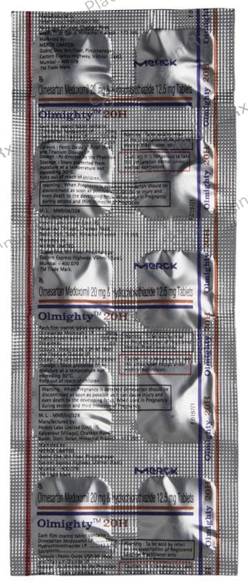 Olmighty 20 H 12.5/20mg Tablet 10s