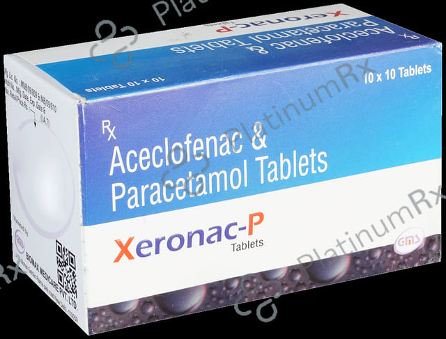 Xeronac P 100/325mg Tablet 10s Gms Biomax Medicare Pvt. Ltd.