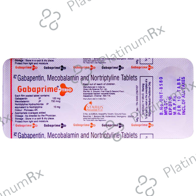 Gabaprime Trio Tablet 10s