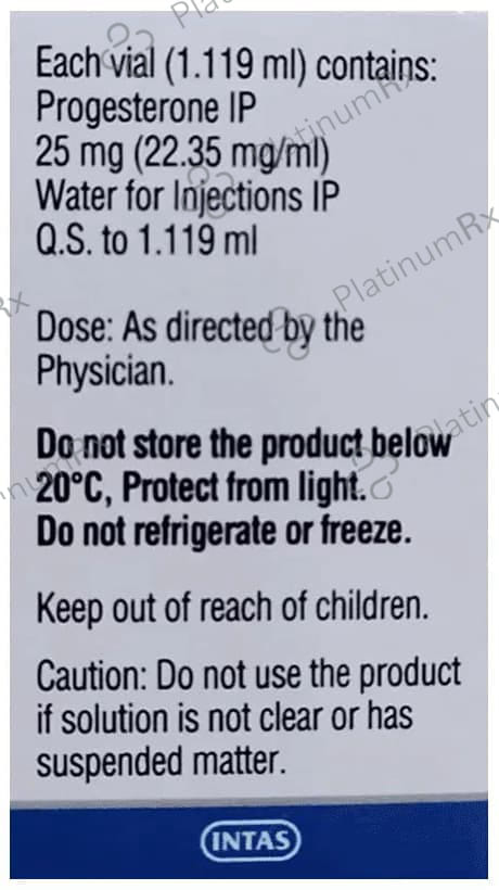 Aquagest 25mg Injection 1ml