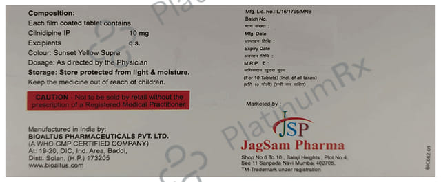 Cilsam 10 Tablet