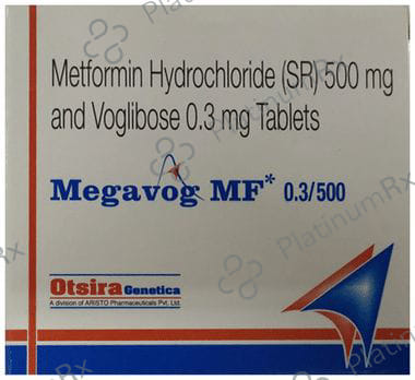 Megavog MF 0.3/500mg Tablet SR 10s