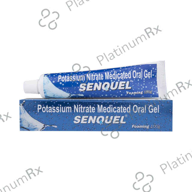 Senquel Foaming Medicaled Oral Gel 100gm