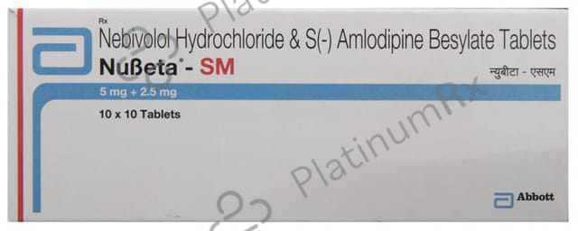 Nubeta SM 2.5/5mg Tablet 10s