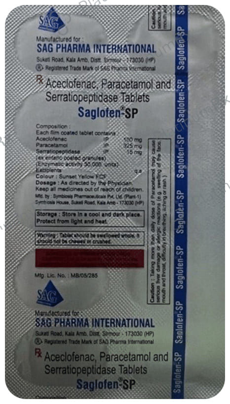 Saglofen-SP Tablet