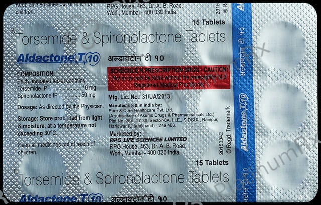 Aldactone T 50/10mg Tablet 15s